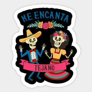 Me Encanta Tejano-I Love Tejano-Mexican Popular Music Sticker